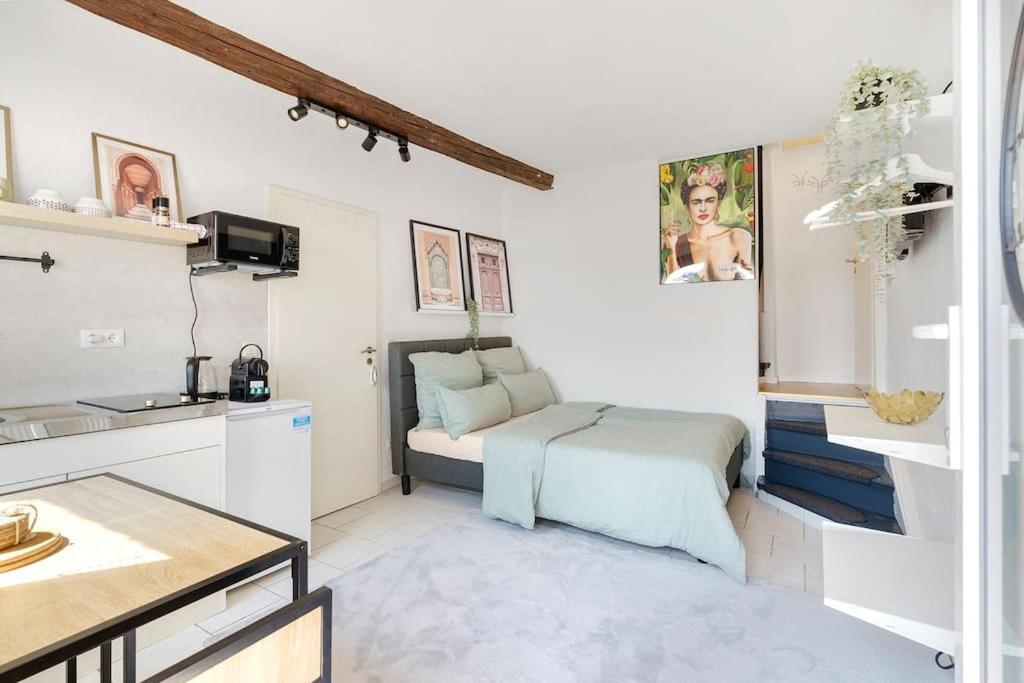 Tiny Apartment With Spacious Terrace On The Rhine Neuwied Exterior foto